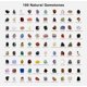 thumbnail image 2 of Tholdsy Kit Rock Mineral Bluestone Sodalita Aventurina Colección de piedras preciosas Kits divertidos Geografía Ciencia para niños Navidad Juguetes Educativos, 2 of 6