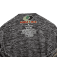 thumbnail image 3 of Mossy Oak Men's Lightweight Quarter Zip Performance Shirt in Grey/Camo, Large, 3 of 5