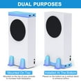 thumbnail image 3 of EEEkit Vertical Cooling Fan Stand for Xbox Series S Console, 2-in-1 Top & Bottom Enhanced Fan Cooling System w/ 3 Level Adjustable Speed, 2 Extra USB Ports, Accessories Fit for Xbox Series S, 3 of 9
