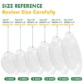 thumbnail image 4 of 20 Pack 6 Inch Plant Saucers Clear Plastic Plant Saucer Drip Trays Small Plant Plate Dish for Indoor Flower Pots and Planters, Bulk, 4 of 8