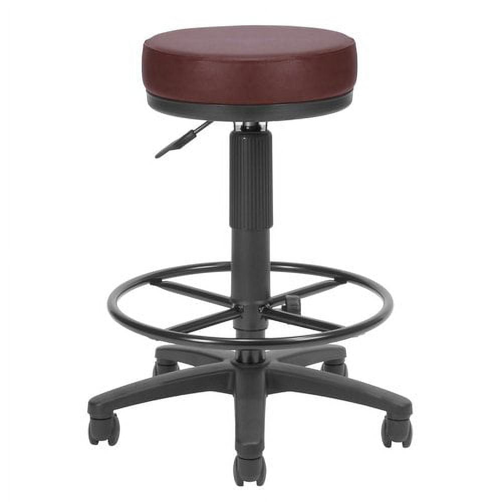 OFM Faux Leather Adjustable Drafting Utilistool in Navy