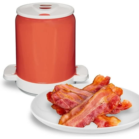 

Can Bacon Microwaveable Bacon Cooker Mess-Free & Splatter-Prof Plastic