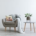thumbnail image 3 of Stupell Industries Puppy & Flower Meadow Decorative Printed Throw Pillow, 18 x 18, 3 of 5