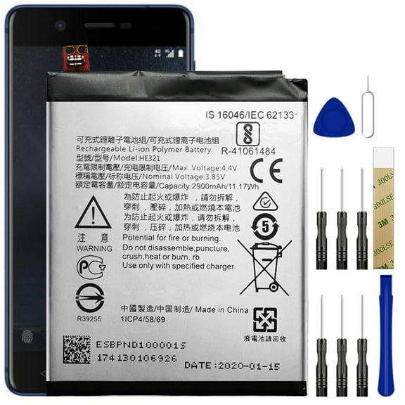 Replacement Battery HE321 For Nokia 5 TA-1053 Dual Sim Tool