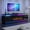 Black+Black, variant on BaPiPro 80" Fireplace TV Stand for TVs up to 90", Modern Entertainment Center TV Console with Storage for Living Room, White TV Stand and Black Fireplace