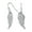 Silver, variant on Bling Jewelry Womens Heavenly Angel Wing Dangle Chandelier Earrings with CZ Pave in Sterling Silver