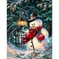 thumbnail image 1 of Cuadros Decorativos Pintura de Navidad por números, lienzo de bricolaje, arte de pared pintado a mano (estilo 4) Sywqhk Nuevos Originales, 1 of 8