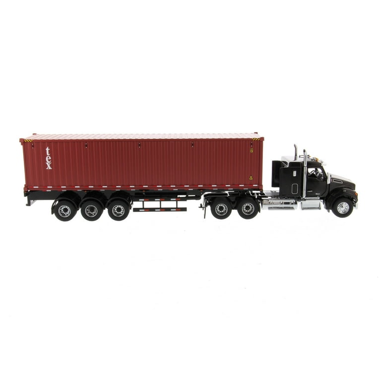 Kenworth T880 SFFA Tandem Cab Truck Tractor with Skeleton