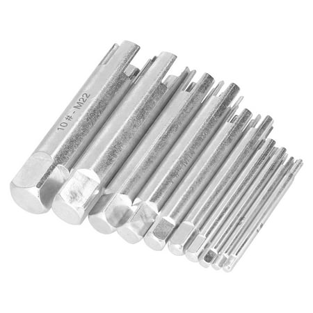 

Broken Head Screw Remover 10Pcs High Speed Steel Tap Extractor Design For Maintenance