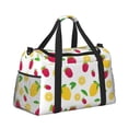 thumbnail image 2 of Balery Strawberry and Lemon Bolsa de Gimnasio para Mujeres, Bolsa de Viaje con Bolsillo Húmedo, Bolsa de Fin de Semana para Mujeres, Bolsa de Viaje Resistente al Agua, 2 of 7