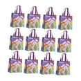 thumbnail image 1 of 12 bolsas de regalo de Pascua reutilizables para huevos de Pascua y decoraciones de Pascua. Violeta, 1 of 9