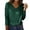 Green, variant on Women'S Blouses Solid Color Round Neck Long Sleeve Shirts Fashion Party Sequined Hollowed Out Backless Mesh Tops