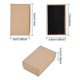 thumbnail image 5 of 24PCS Kraft Paper Gift Box Small Kraft Paper Jewelry Box Handmade Cardboard Packing Gift Box Wedding Decorations, 5 of 5