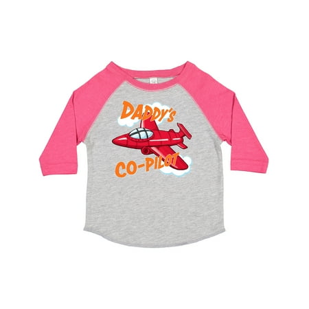 

Inktastic Daddys Co-Pilot for Fathers Day Gift Toddler Boy or Toddler Girl T-Shirt