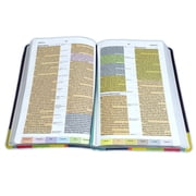 Rvr 1960 Biblia de Estudio Arcoiris, Morado/Multicolor, (Hardcover)