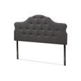 thumbnail image 2 of Baxton Studio Dacia Modern and Contemporary Dark Grey Fabric Full Size Headboard, 2 of 2