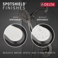 thumbnail image 4 of Delta Faucet Modern Raincan Square Single-Function Tub and Shower Trim Kit Brushed Nickel, Tub Faucet Set, Rainfall Shower Head, SpotShield Stainless T14468-SP-PP (Valve Not Included), 4 of 5