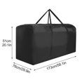 thumbnail image 2 of Extra Large Zipped Waterproof Garden Furniture Cushion Storage Bag Heavy Duty, 2 of 4