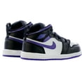 thumbnail image 5 of Toddler's Jordan 1 Mid Black/Dark Iris-White (640735 095) - 5, 5 of 6