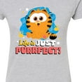 thumbnail image 3 of Garfield  - Life Is Just Purrfect - Juniors Fitted Graphic T-Shirt, 3 of 5
