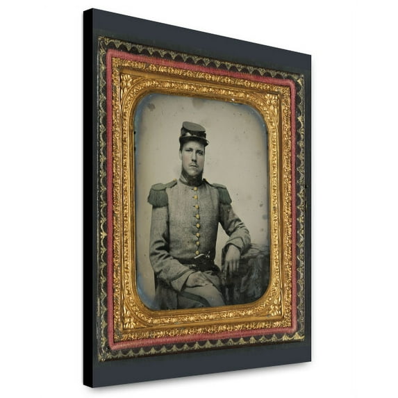 Canvas Print: Private Joseph T. Rowland Of Co. A, 41st Virginia Infantry Regiment