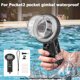 thumbnail image 2 of Sywqhk Carcasa impermeable carcasa protectora de buceo para cámara DJI Pocket 2 Gimbal, 2 of 9
