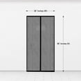 thumbnail image 2 of COVERS&ALL Magnetic Screen Door, Made of 6 Oz Black Mesh Resistant to Abrasion (36" W x 96" H), 2 of 4