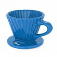 thumbnail image 2 of Chantal 8 ounce Lotus Ceramic Pour Over Coffee Filter, Fade Gray, 2 of 16
