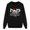 thumbnail image 4 of Fiaer 2025 Family Christmas Sweatshirts Plus Size Crew Neck Xmas Pullover Long Sleeve Baggy Trendy Comfort Lightweight Holiday Tops Men M, 4 of 6