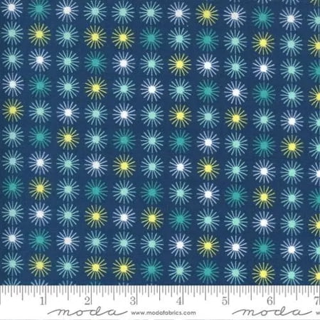 Blue Flowers For Freya 44"/45" Fabric Per Yard