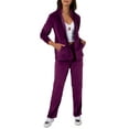 thumbnail image 4 of Athletic Works Women's Soft Velour Jacket and Pant Tracksuit, Size S-XXL, 4 of 7