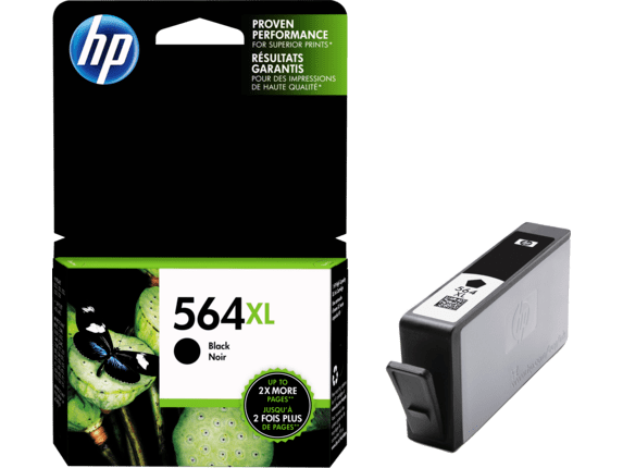 HP 564XL High Yield Black Original Ink Cartridge, ~550 pages, CN684WN#140