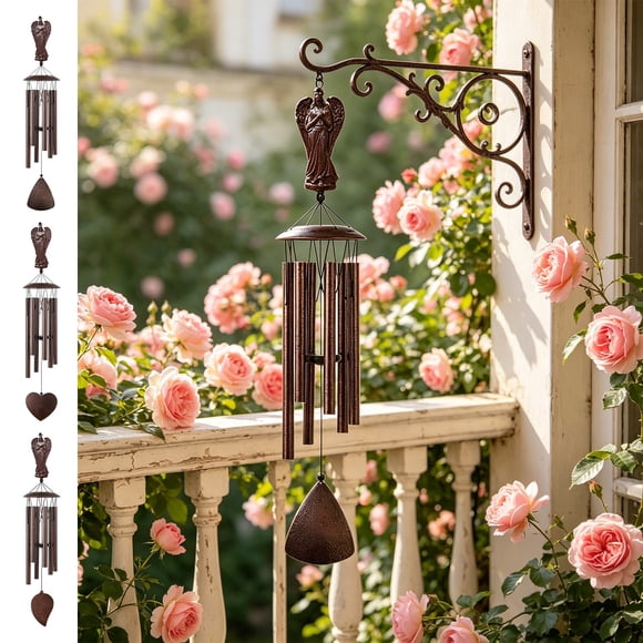 TTJ Wind Chimes for Outside Decorations Wind Chime Metal Windbell Home Garden Outdoor Hanging Decoration Music Wind Chime