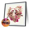 thumbnail image 2 of Pintura de diamante 5D DIY Kit de pájaro de taladro redondo completo Arte Decoración del hogar (B6324) FLhrweasw Nuevo, 2 of 9