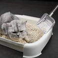 thumbnail image 2 of Cat Litter Scooper Cat Litter Scoop Long Handle Cat Scoop Litter Box Scooper Non-Stick Deep Shovel Litter Scoop Large Kitty Sifter Scoop Manages Big Clumps of Multi-Cat Families 32in, 2 of 12