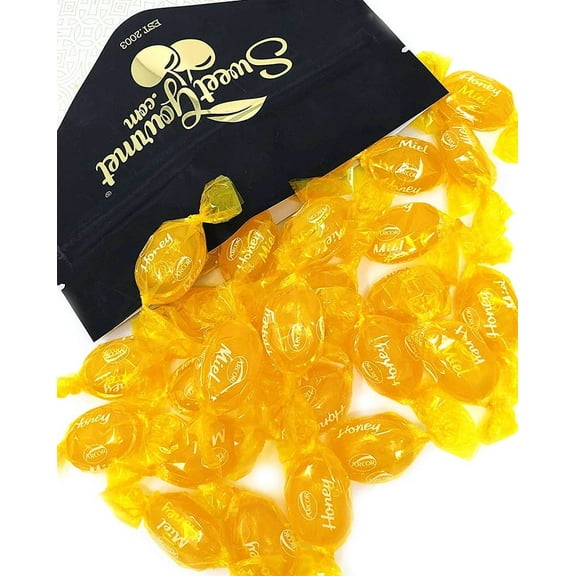 SweetGourmet Honey Filled Hard Candy | Arcor Premium Bulk Candies | Soft Honey Center | 2 Pounds