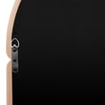 thumbnail image 6 of Oval Wood Framed Wall Mirror Creative Bathroom Wall Mounted Mirror Decor Bagel Shaped Mirror for Bathroon Bedroom, 6 of 7
