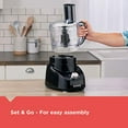 thumbnail image 3 of Spectrum Brands FP4150B Easy Assembly 8-Cup Food Processor, Black, 3 of 5