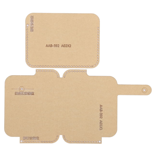 Acrylic Template, DIY Leather Tool Card Bag Template, For Hand-Made Craft DIY Mould Tool