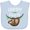 AE-Light Blue, variant on Inktastic Grampy Loves Me Cute Sloth and Baby Boys or Girls Baby Bib