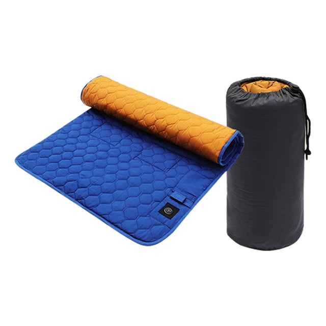USB Heated Sleeping Bag Liner - Electric Heating Pad for Camping, Hiking & Backpacking - Portable Sleeping Bag Warmer with Power Bank Compatibility - Cold Weather Gear