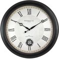 FirsTime & Co. Black Adair Pendulum Wall Clock, Traditional, Analog, 24