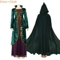 thumbnail image 3 of Disfraz de fantasía de Hocus Sarah Sanderson para mujer adulta, disfraz de Mary Winifred Sanderson para Halloween y carnaval, 3 of 5