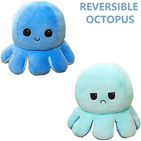 1 Pack Reversible Octopus Plush Cute Octopus Stuffed Toys Double Sided Flip  Octopus Dolls for Children, Friends and Family (Deep Blue-Light Blue) |  Walmart Canada