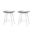 thumbnail image 5 of LuXeo Luna 24 in. White Leg -  Gray Seat (Set of 2), 5 of 13