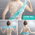 thumbnail image 7 of DEELLEEO Silicone Back Scrubber for Shower,Soft Bath Belt Scrubber,Body Brush For Bathing for Back Cleansing and Exfoliating, Back Massage and All Body to Remove Ash and Mud-Green, 7 of 7