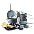 thumbnail image 1 of OSNICA 18 Piece Ceramic Cookware Set, Gray, 1 of 1