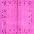 thumbnail image 1 of Ahgly Company Indoor Square Abstract Pink Contemporary Area Rugs, 5' Square, 1 of 4