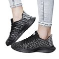 thumbnail image 4 of NOKIO Fashion Sneakers for Women Breathable 𝖫a𝖼e Up Tennis Shoes with Flexible Cushioning Sole, Comfortable Outdoor Running Shoes Non-S𝗅ip Athlet𝗂c Shoes for Summer and Autumn, 4 of 9