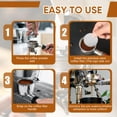 thumbnail image 4 of Ounissouiy 2 filtros de café metálicos fáciles de limpiar, prácticos y prácticos para filtros reutilizables de acero inoxidable Juegos de servir café y té, 4 of 6